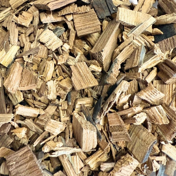 Płatki dębowe 100g z beczki po rumie Mauritius do bimbru wina wódki piwa