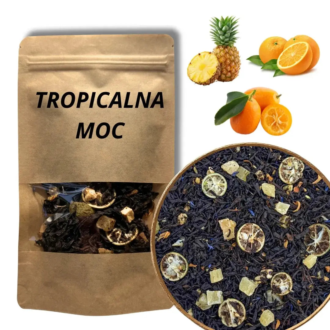 Herbata czarna owocowa Tropicalna Moc 50g