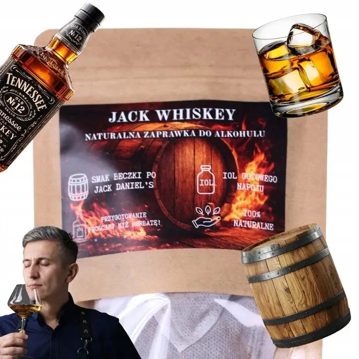 nautaralna zaprawka do alkoholu Jack Whiskey na 10L