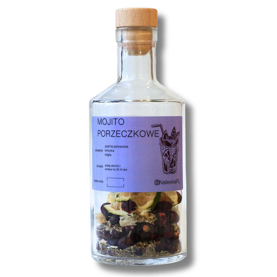 Zestaw do robienia nalewki Mojito Porzeczkowe