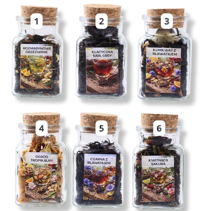 Zestaw Herbaciana Chwila - 2 herbaty i 2 kubki