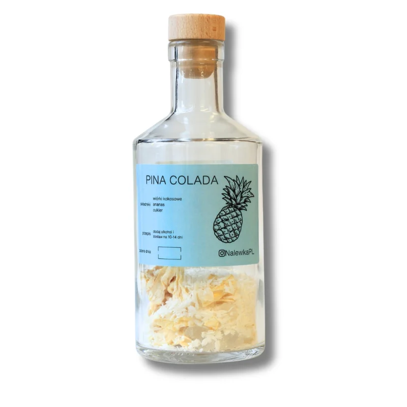Pina Colada mieszanka do robienia napojów, nalewek szklana butelka 500ml  