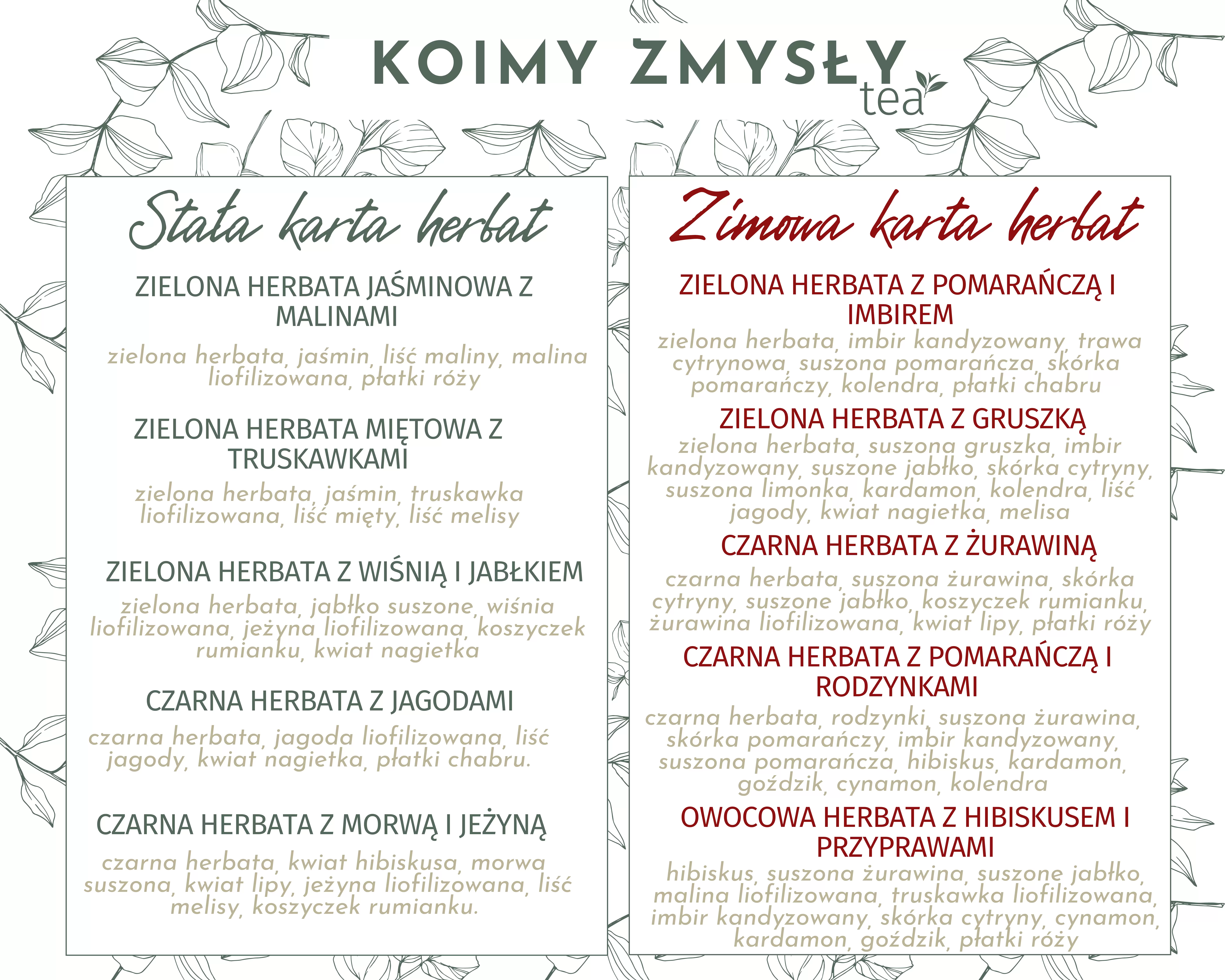  Zestaw prezentowy 4 Herbaty