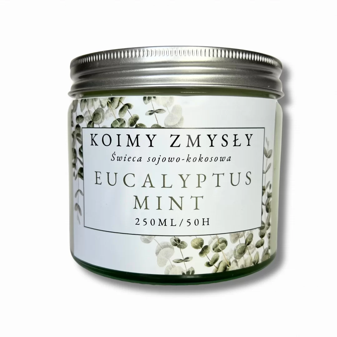 Swieca sojowo-kokosowa Eucalyptus mint 250 ml