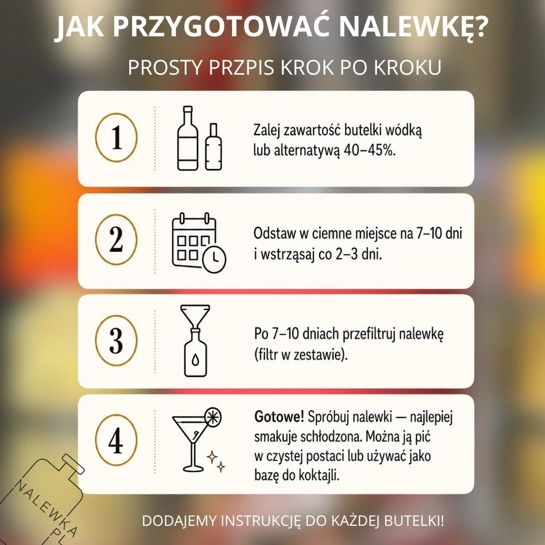 Zestaw do robienia nalewek 2 smaki